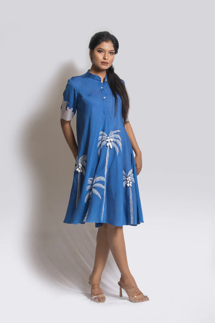 Beach Day A Line Dress