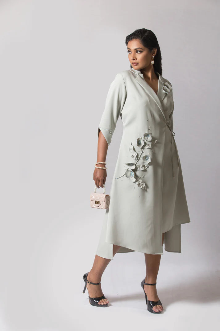 Blazer Tie up Dress