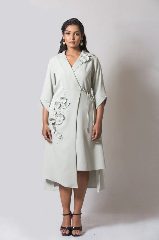 Blazer Tie up Dress