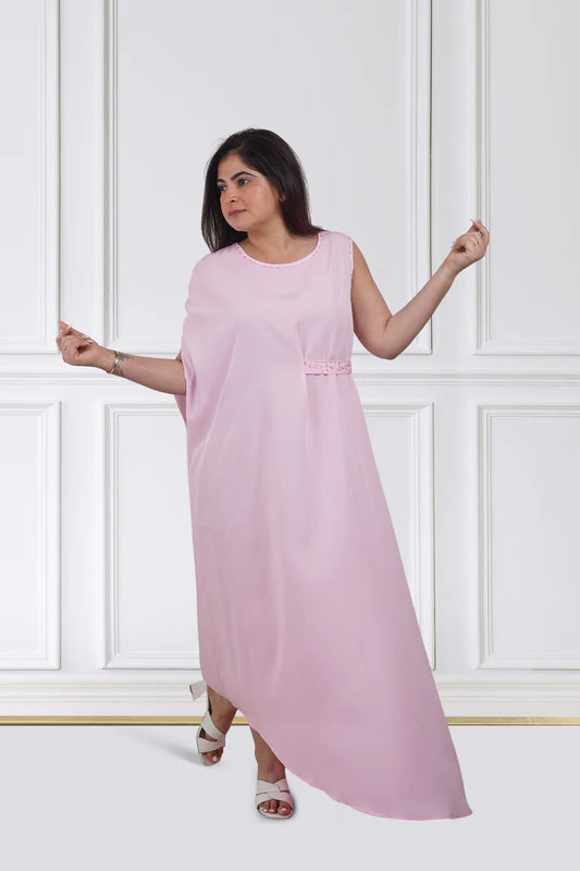 Blush Cascade Dress
