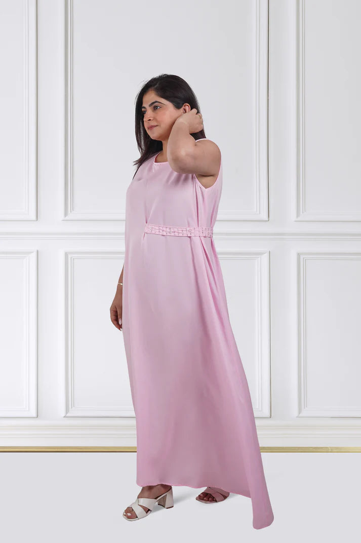 Blush Cascade Dress