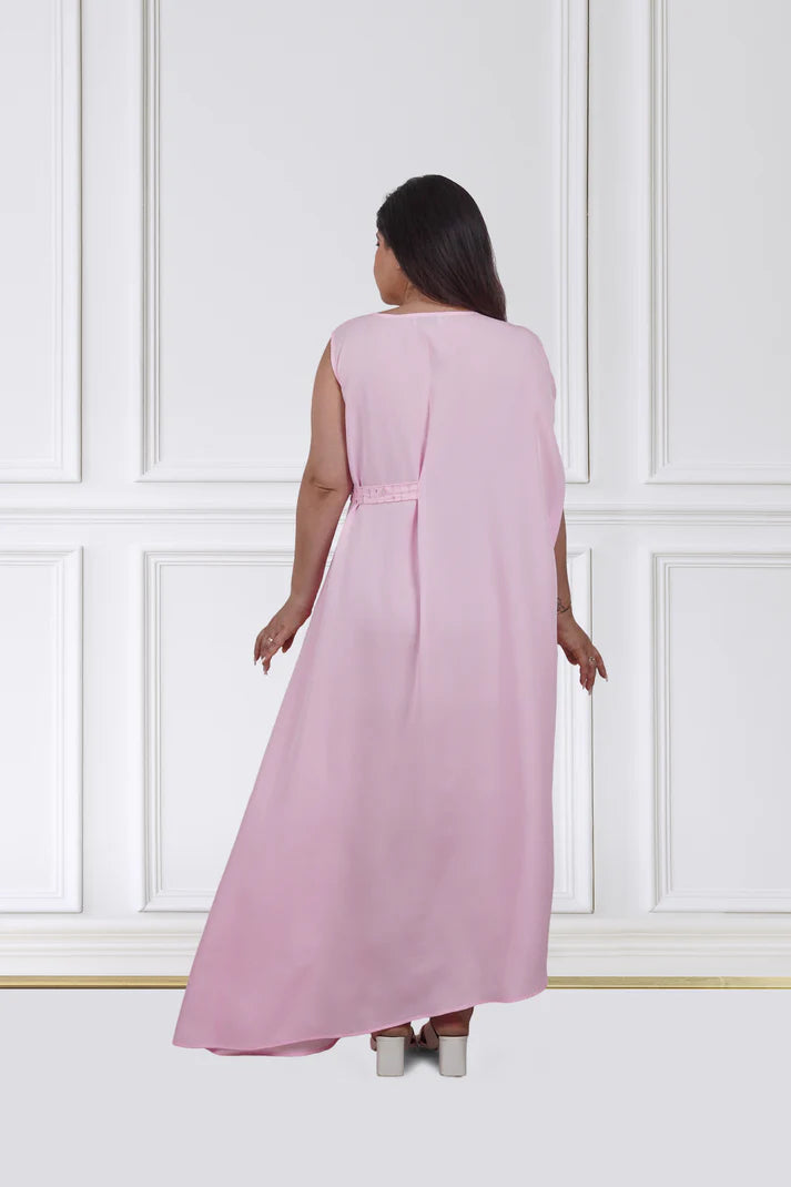 Blush Cascade Dress