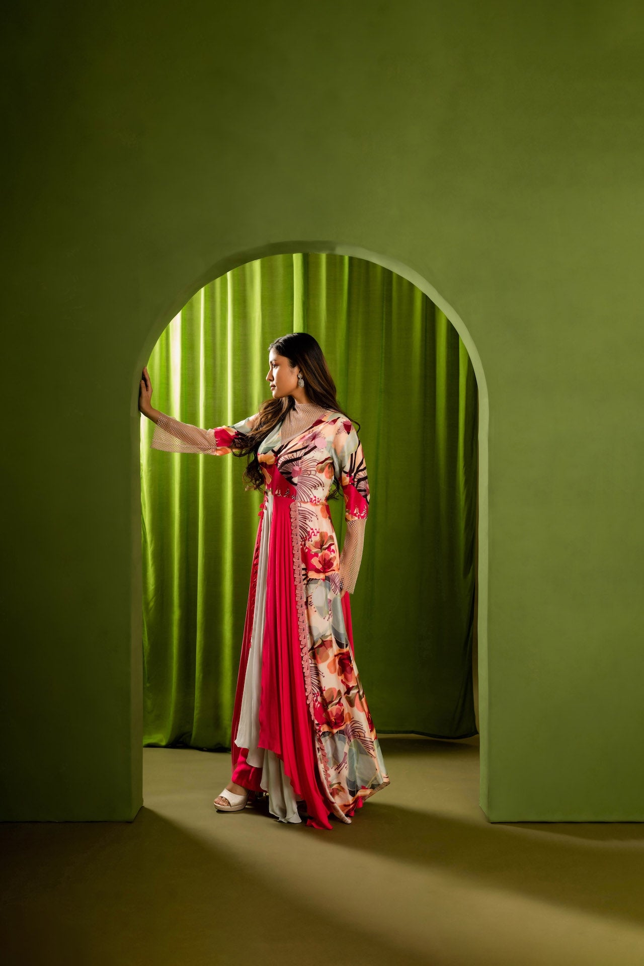 Fusion Printed Gown