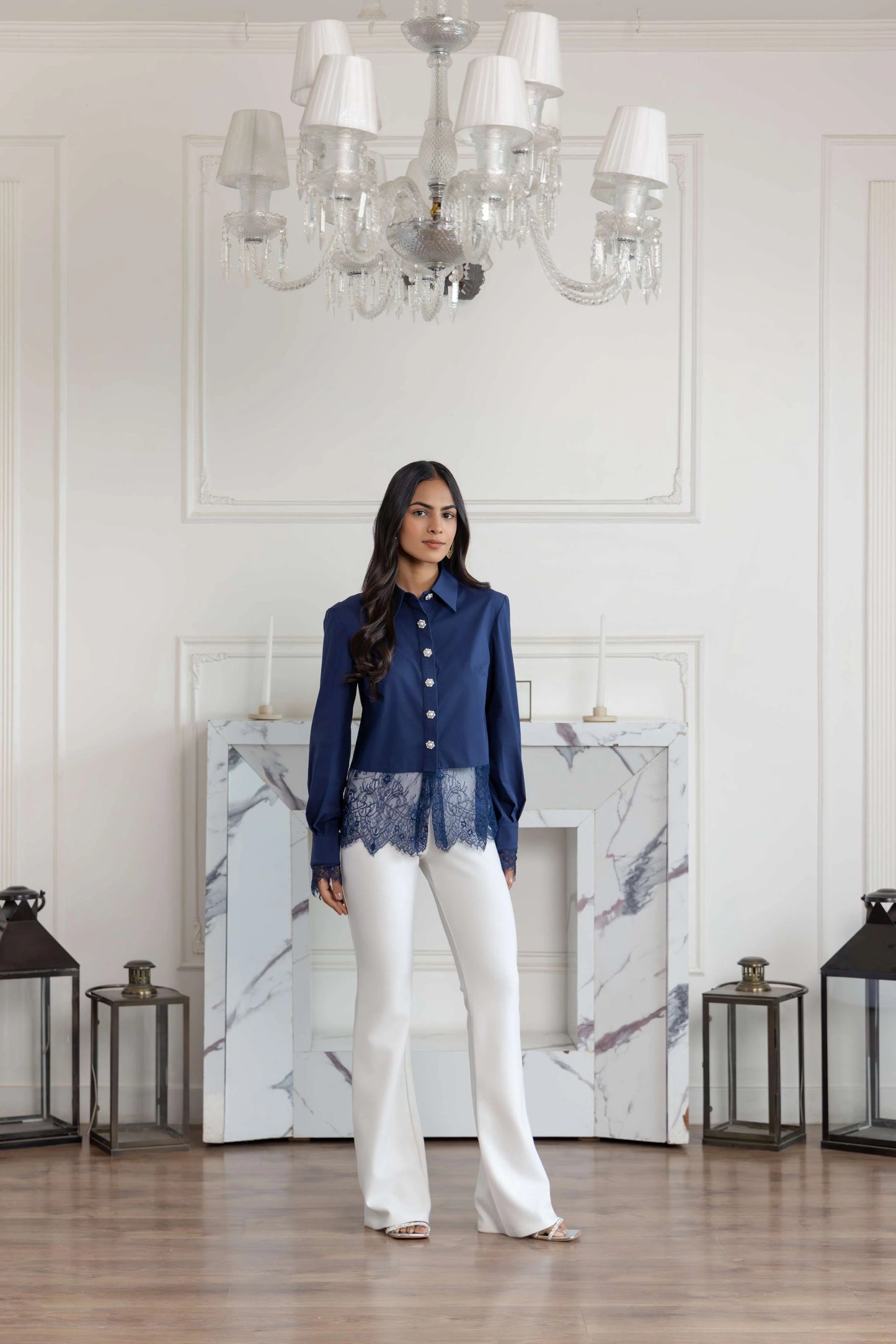 Blue Cotton Shirt