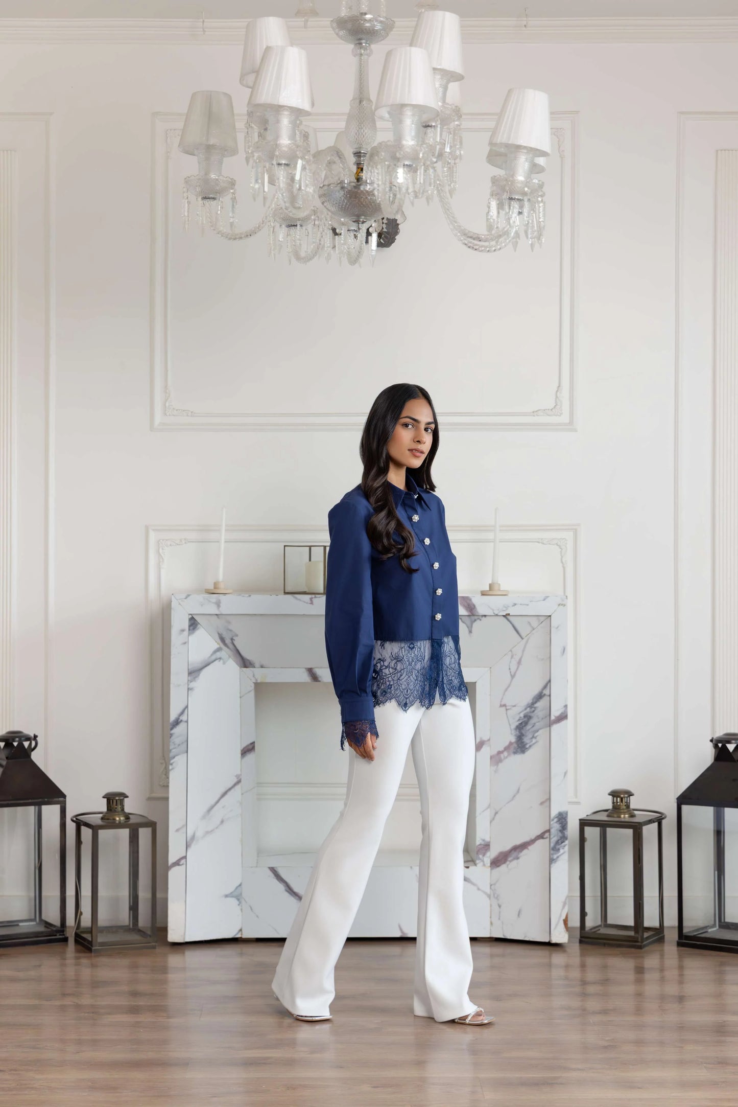 Blue Cotton Shirt
