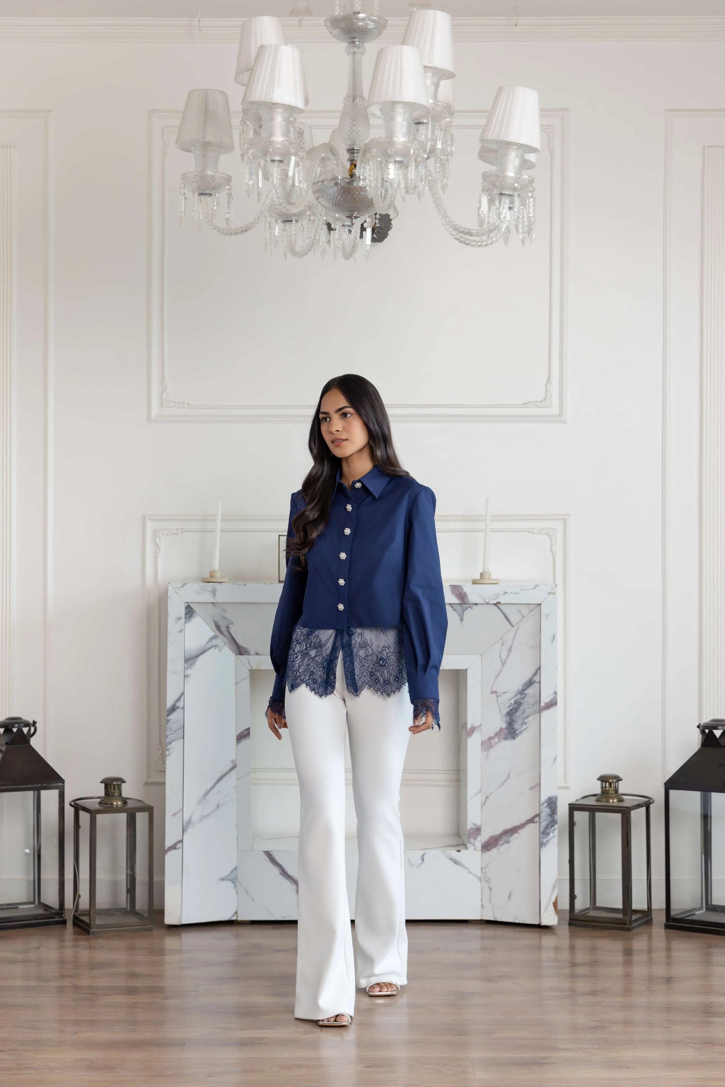 Blue Cotton Shirt