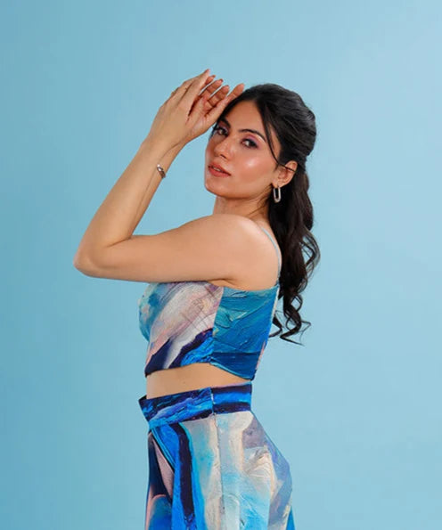 Celesté Bustier and Handkerchief Skirt