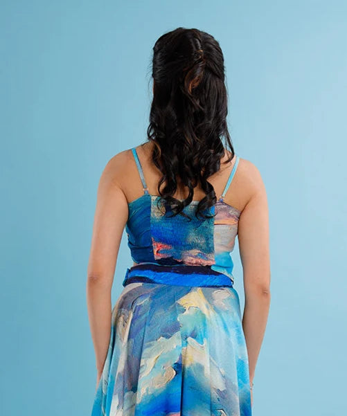 Celesté Bustier and Handkerchief Skirt