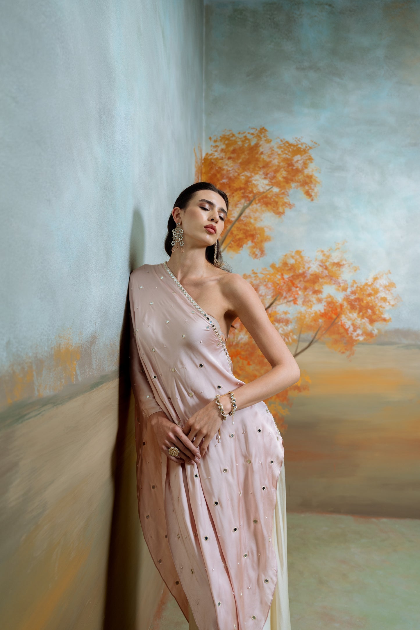 Celeste One-Shoulder Co-ord Set