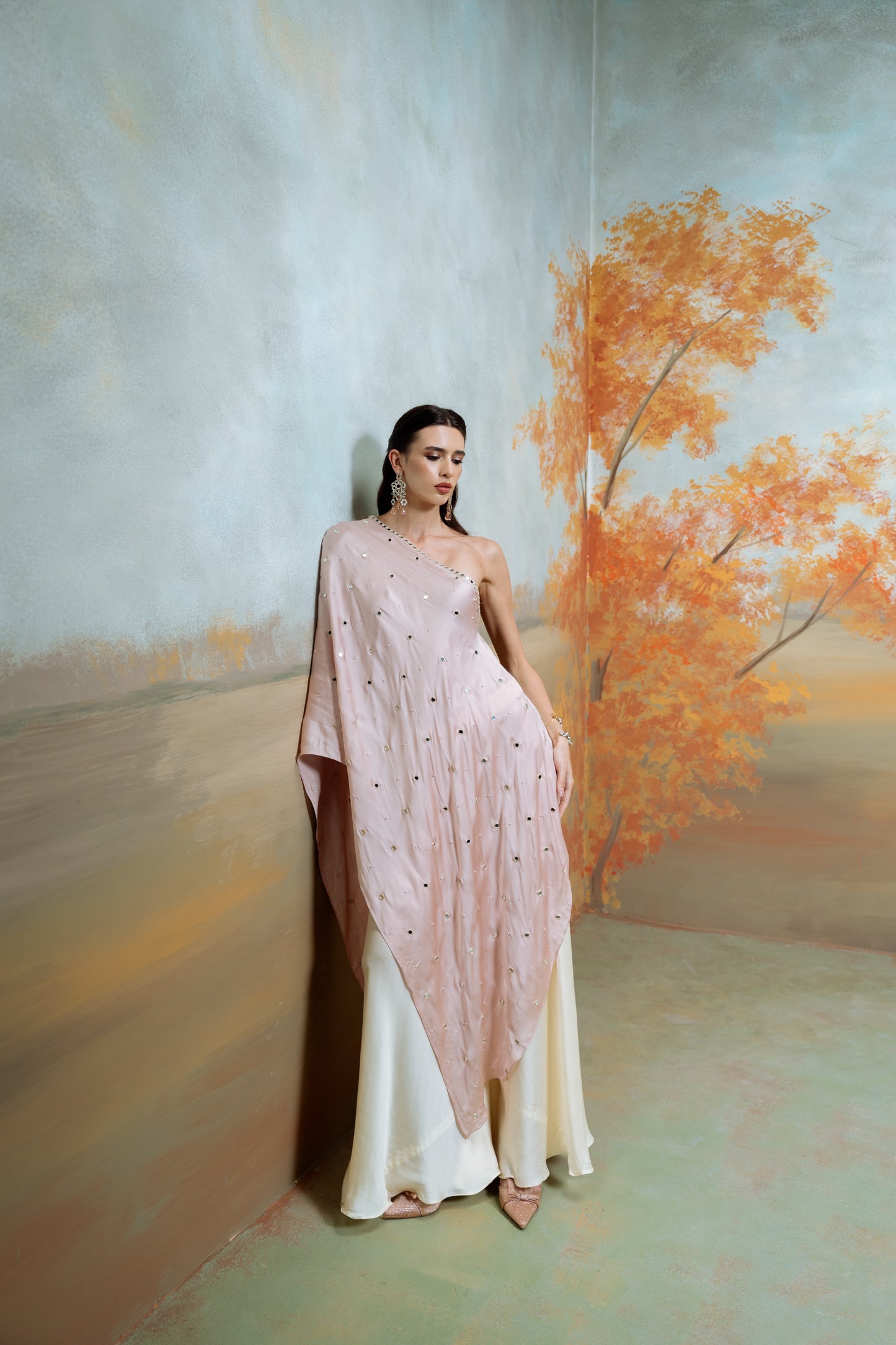 Celeste One-Shoulder Co-ord Set