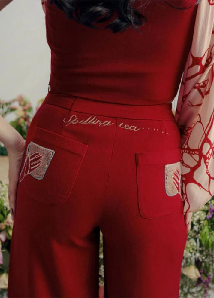 Crimson Pulse Print Set