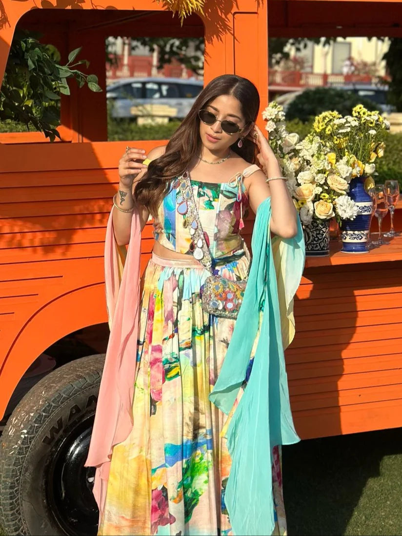 Cyphéa Lehenga Set