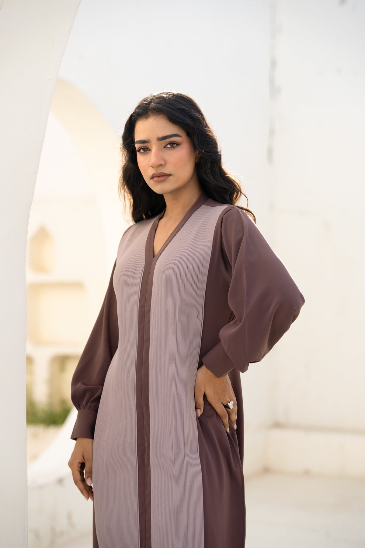 The Classic Corded Dress - Dual Tone