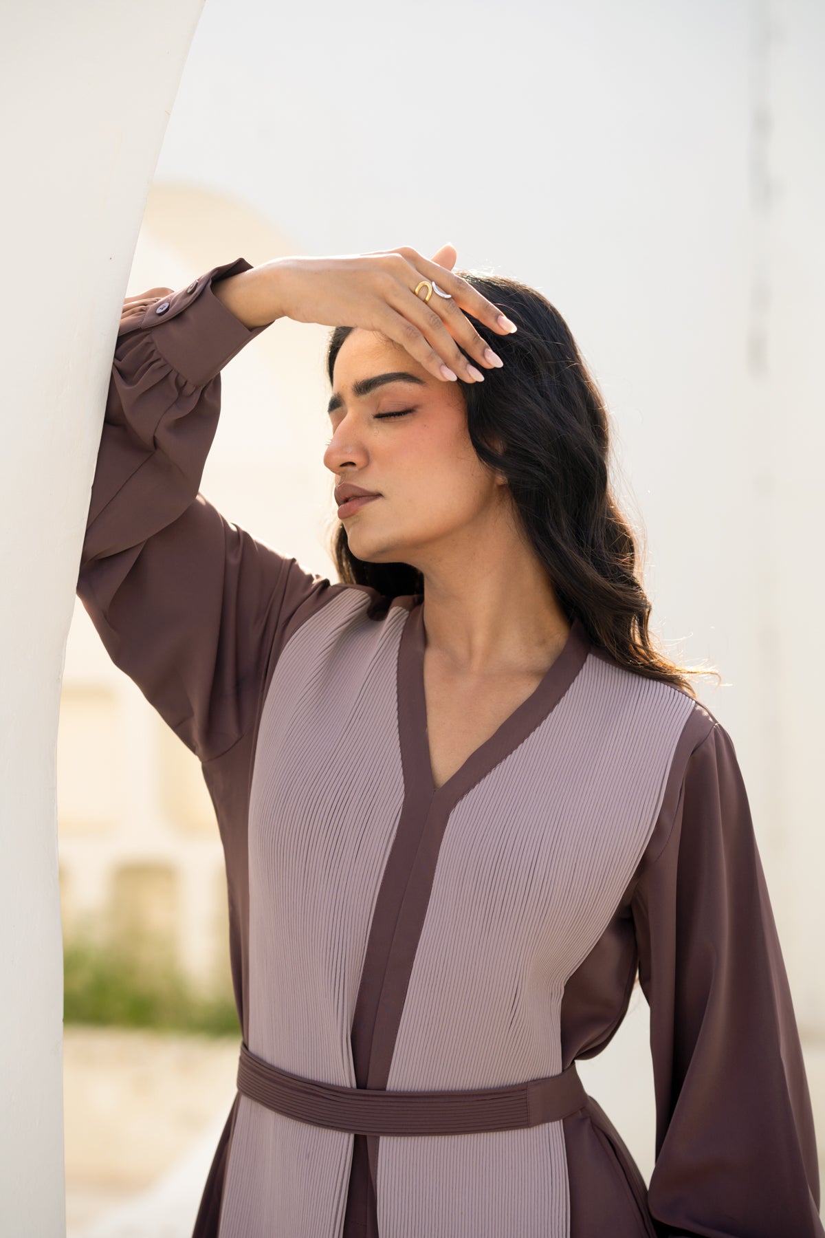 The Classic Corded Dress - Dual Tone