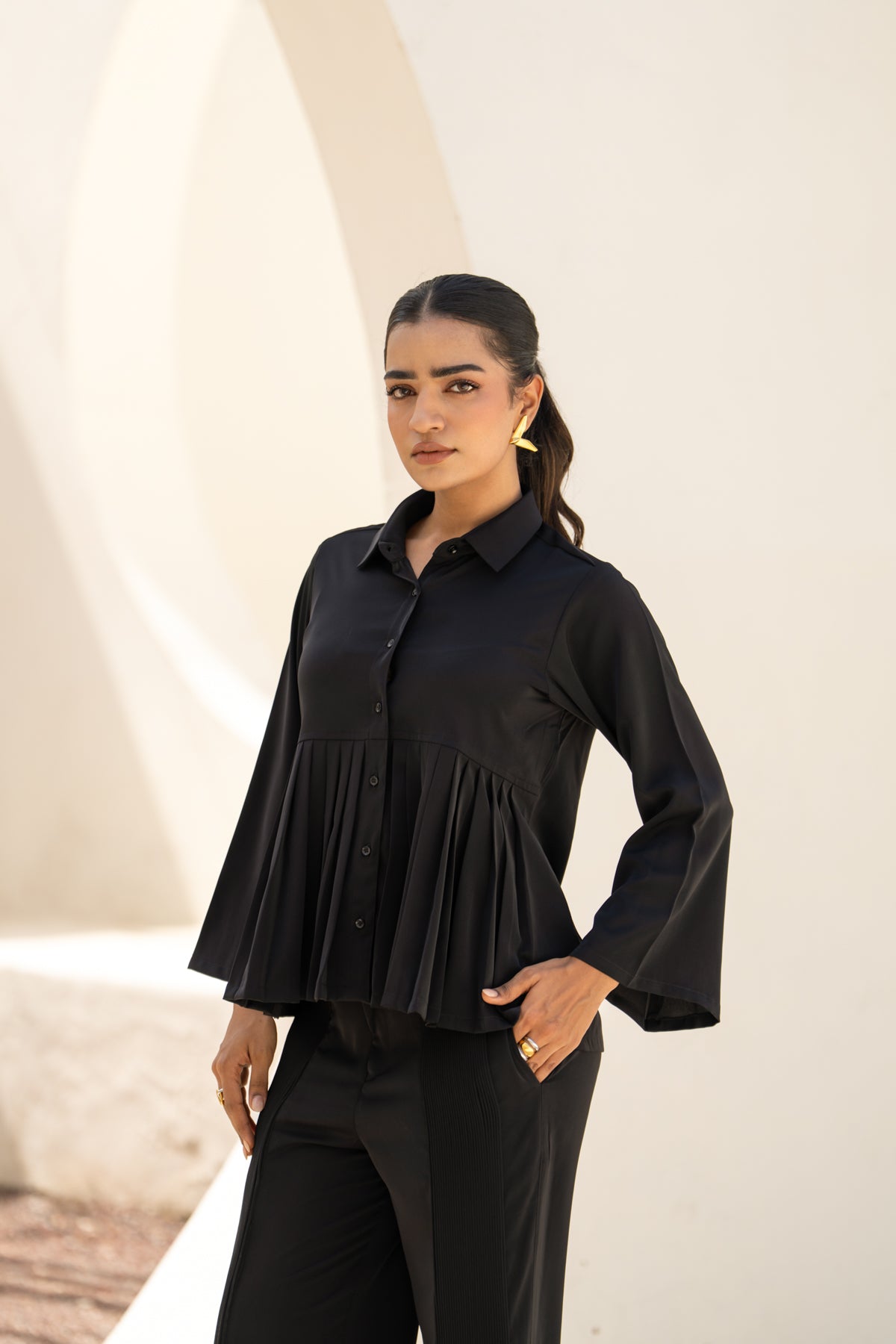 The Easy Pleat Shirt