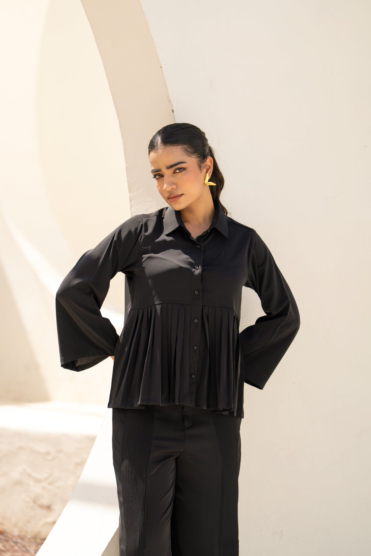 The Easy Pleat Shirt