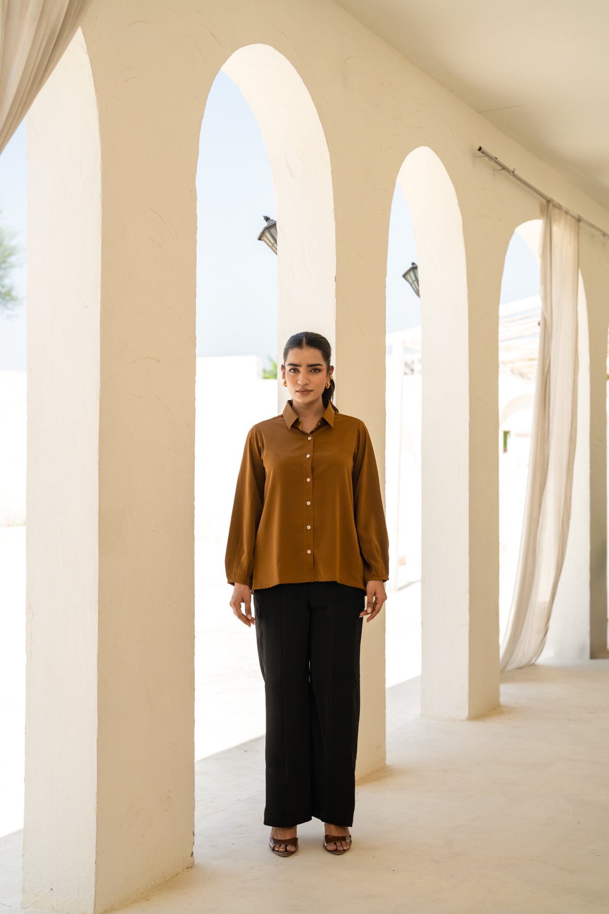 The Pleat-back Shirt