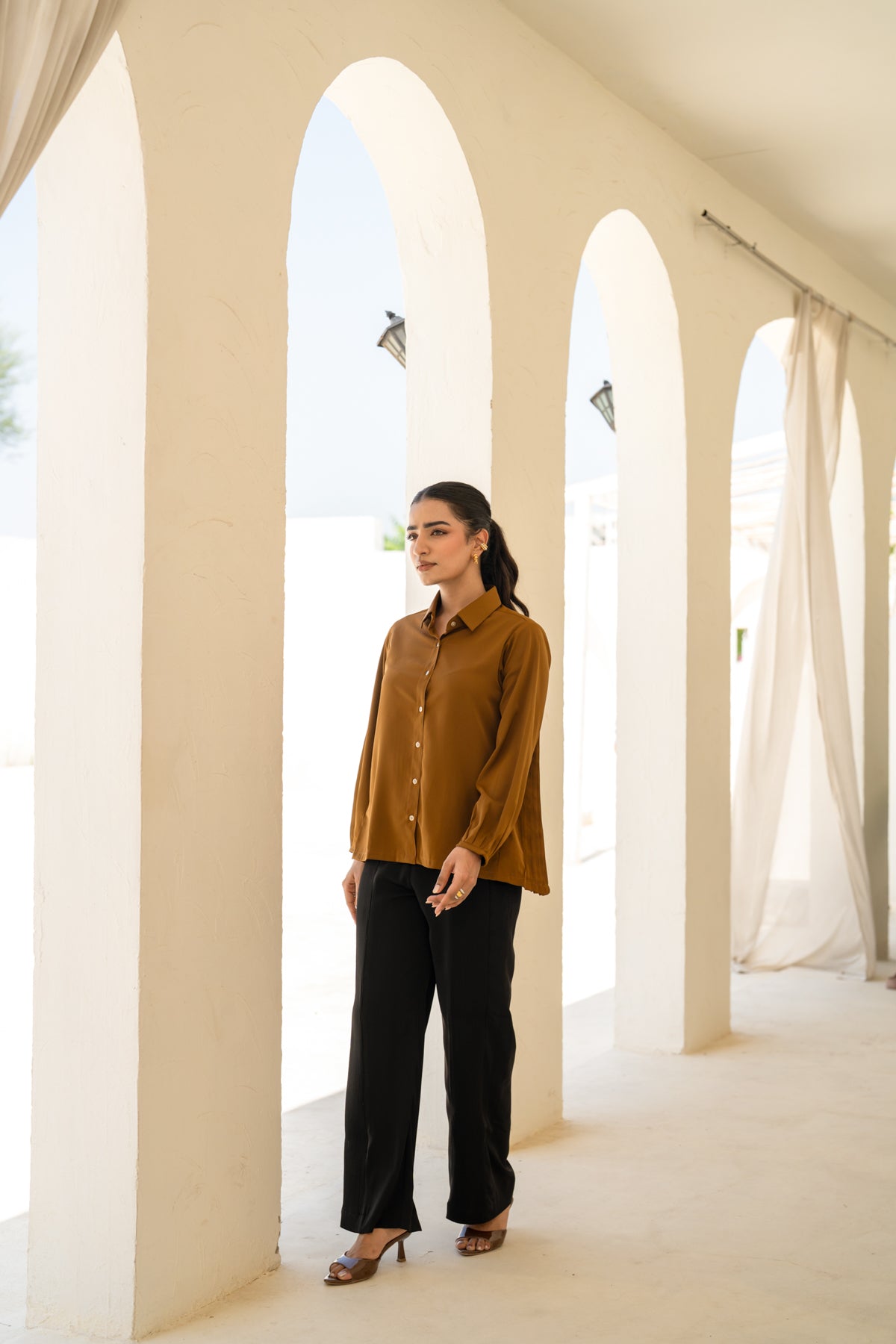 The Pleat-back Shirt