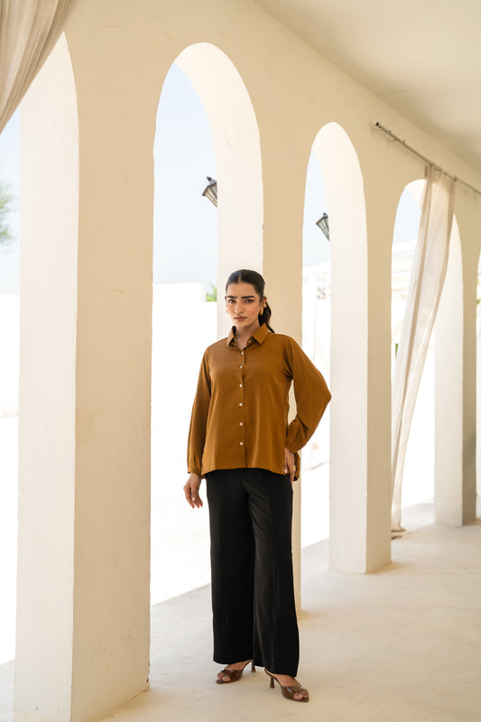 The Pleat-back Shirt
