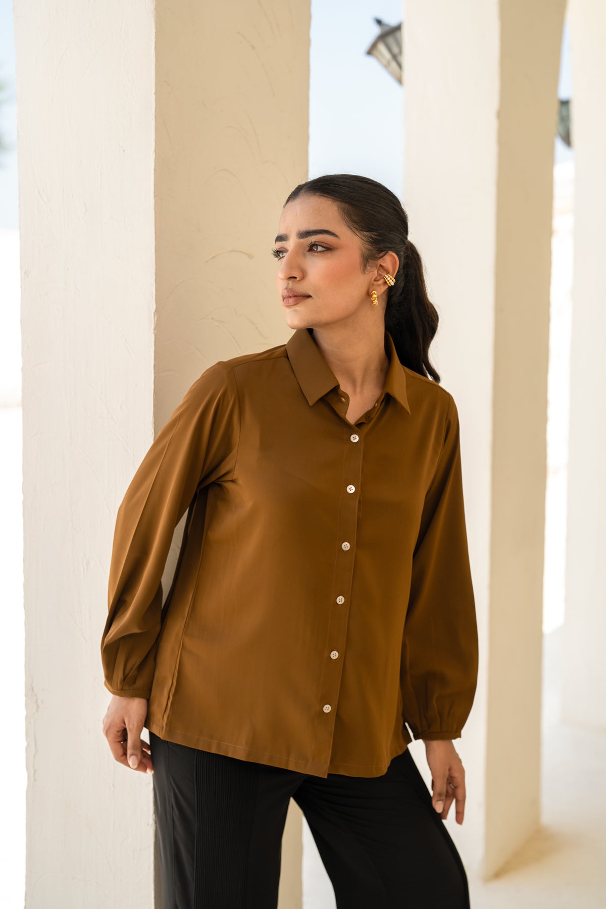 The Pleat-back Shirt