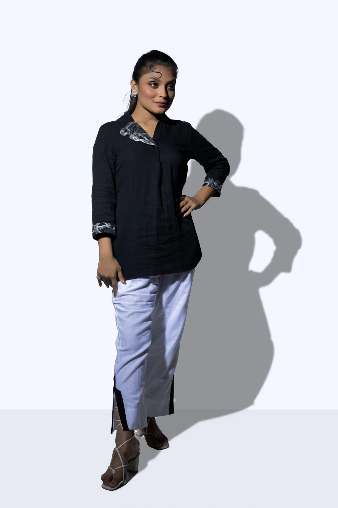 Collar patch Shirt