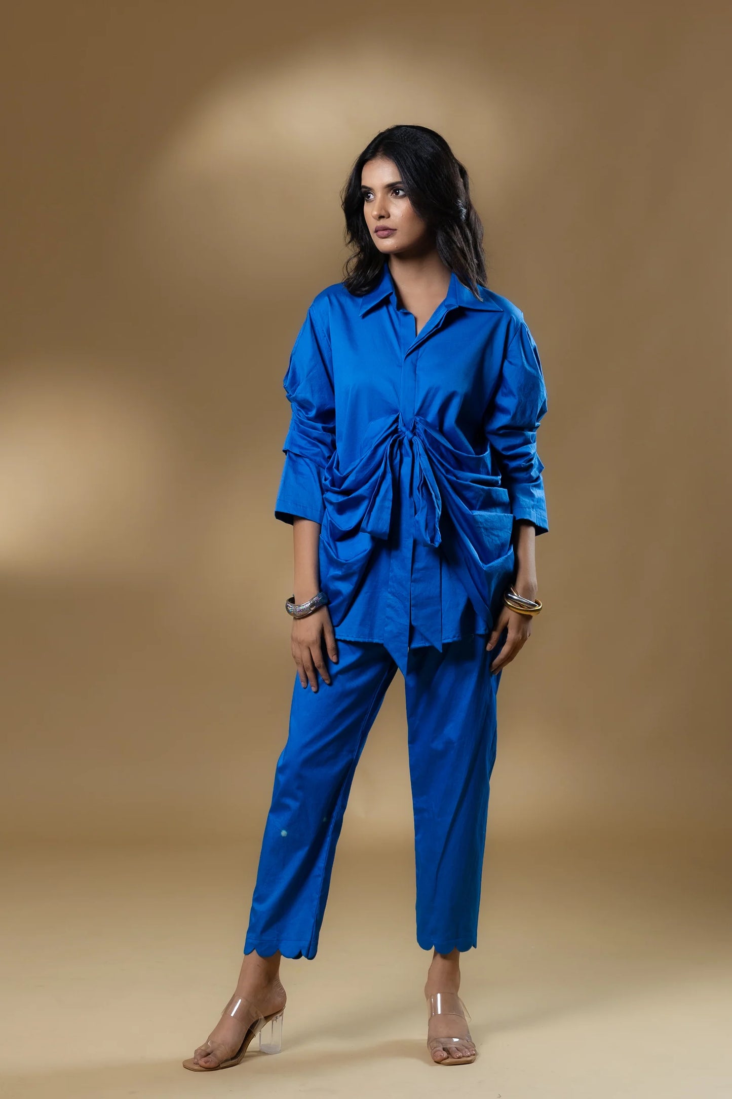 Electric Blue Knotty Co-ord