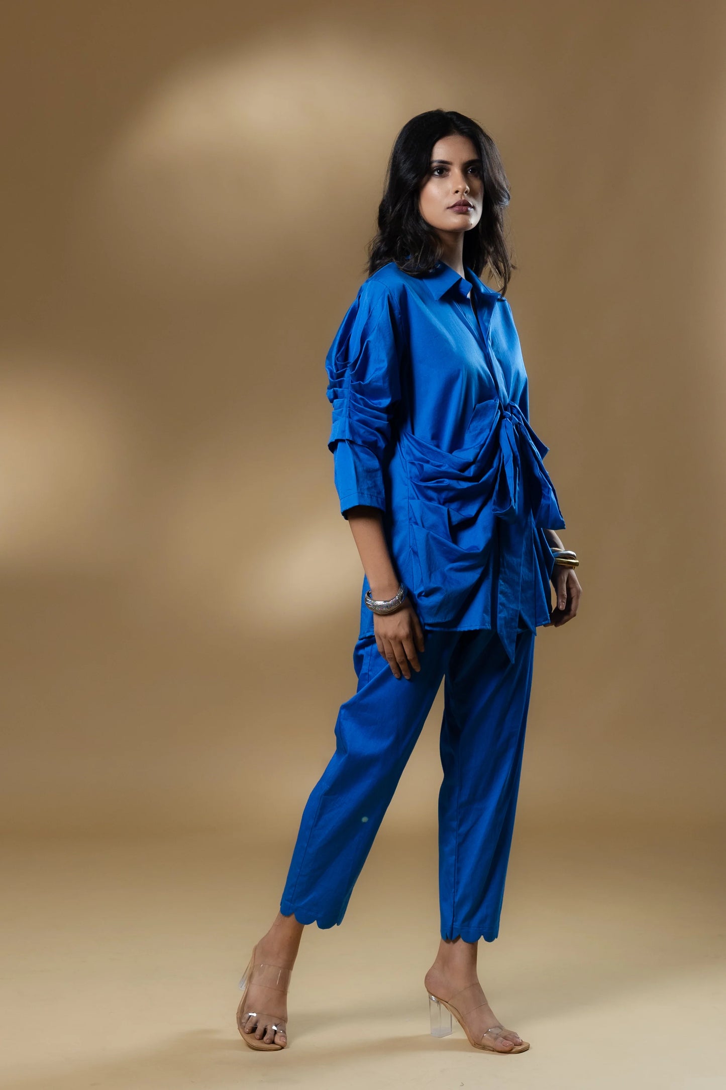 Electric Blue Knotty Co-ord