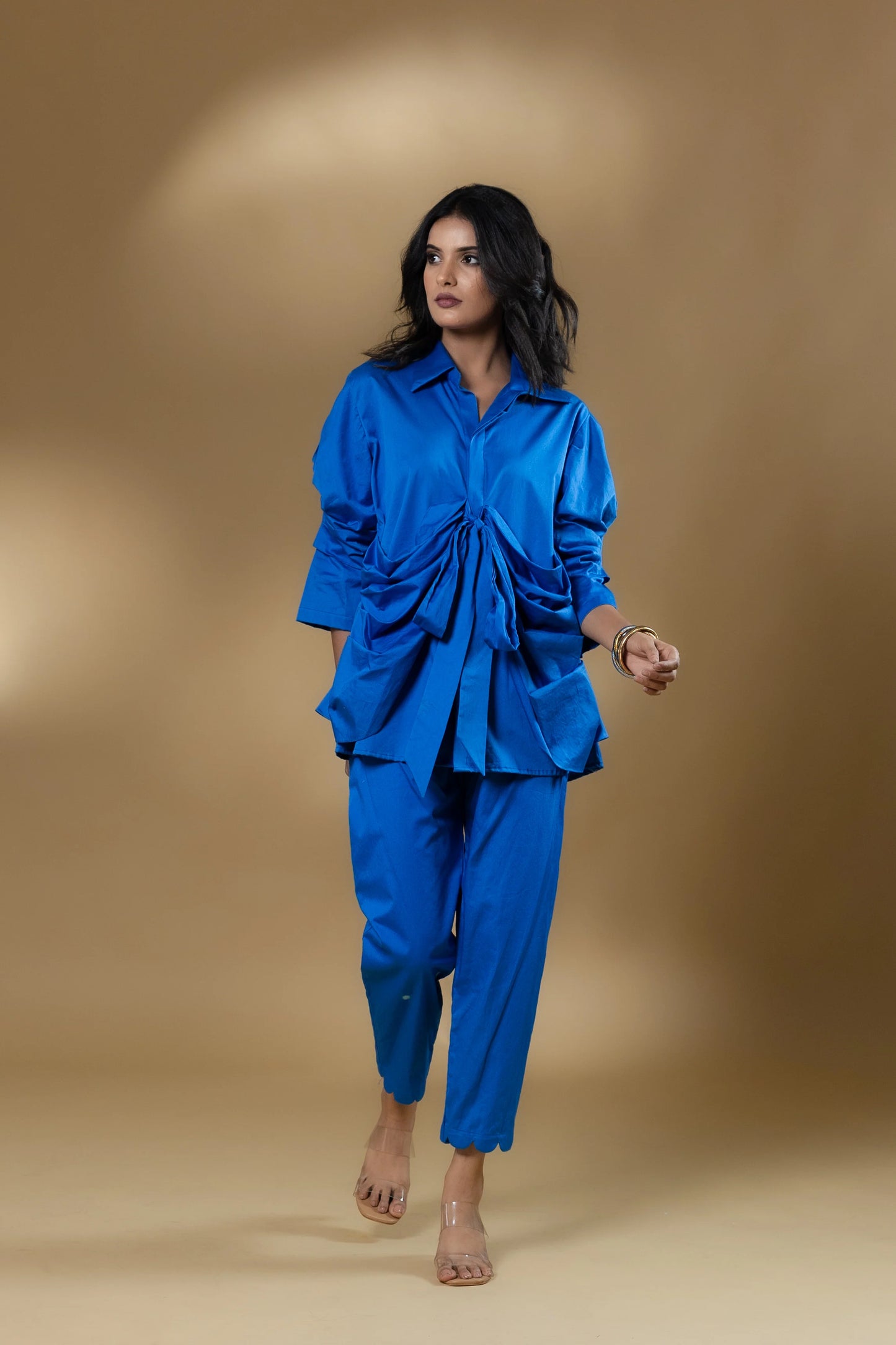 Electric Blue Knotty Co-ord