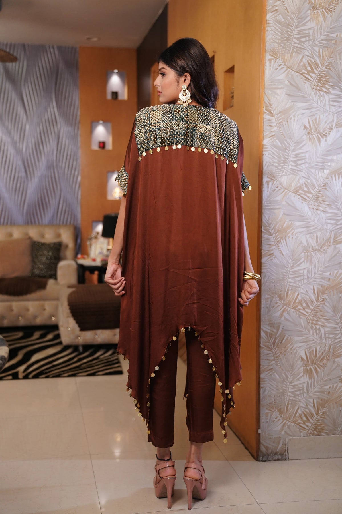 Embellished Kaftan Co-ord