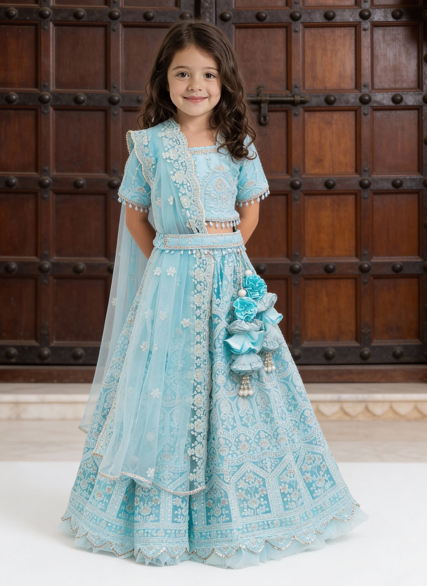 Thread and Sequence Lehenga Set