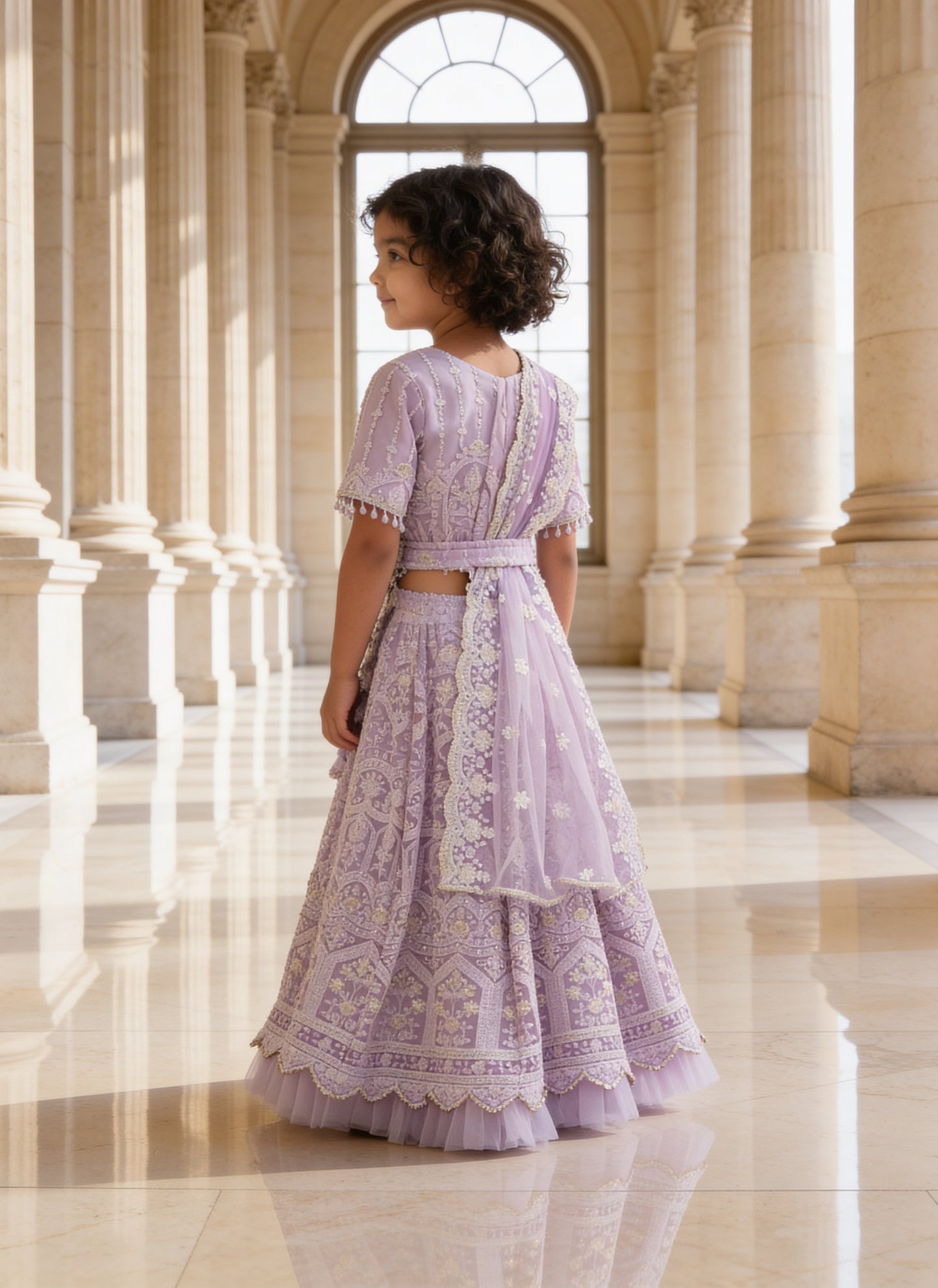 Thread and Sequence Lehenga Set