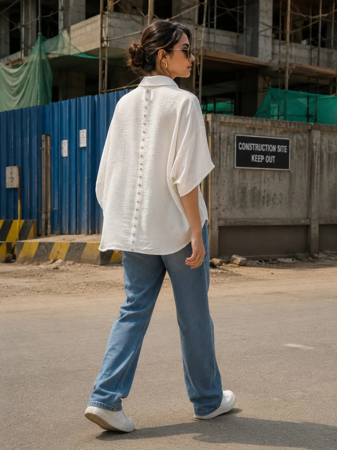 Flora Luxe Oversized Shirt
