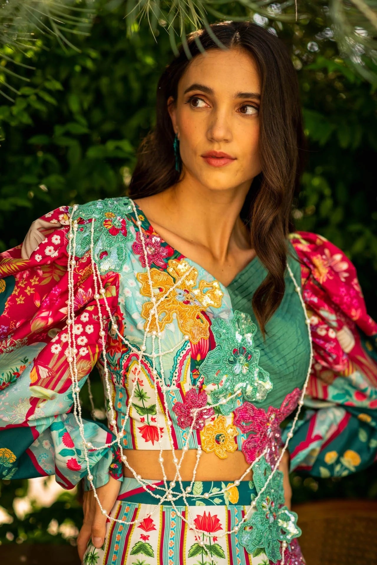 Embroidered Fusion Set