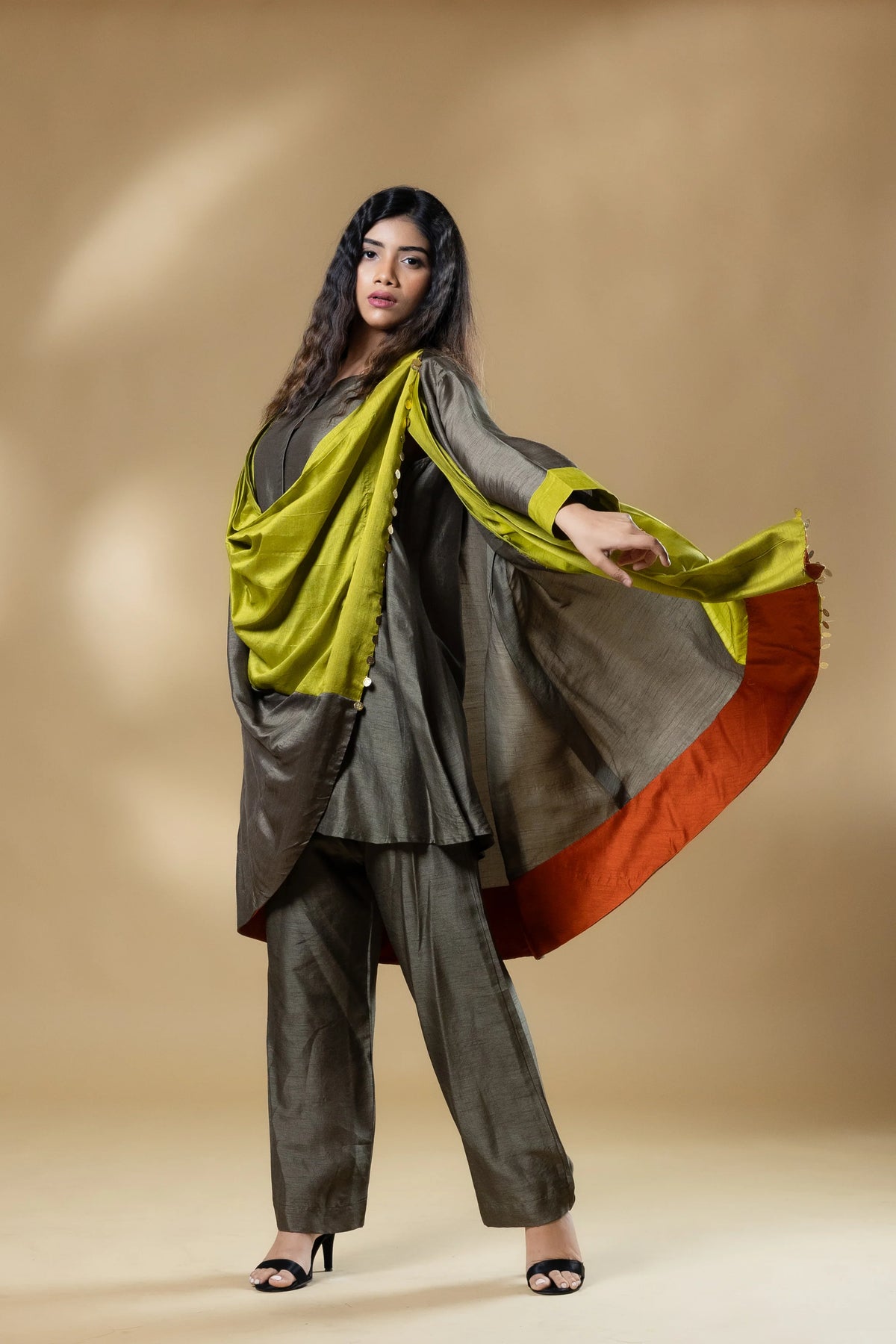 Boho Bemberg Silk 2 in 1 Co-ord (3 Piece Set)