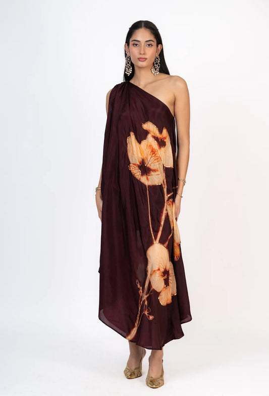 Gul Maroon Kaftan