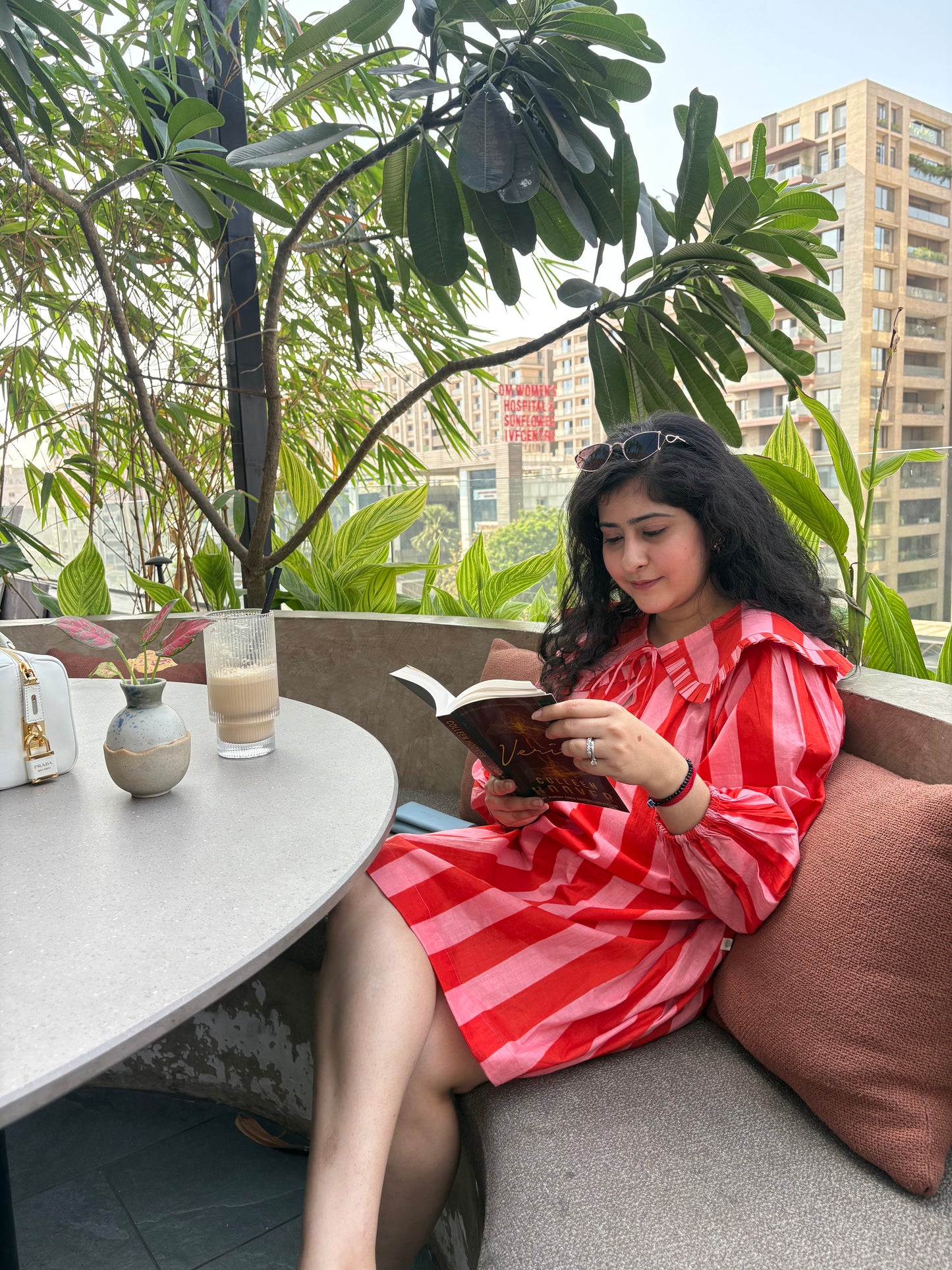 Orange Sorbet Stripes Dress