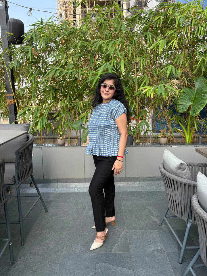 Bluebell Gingham Top