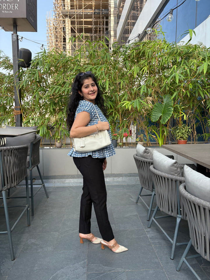 Bluebell Gingham Top