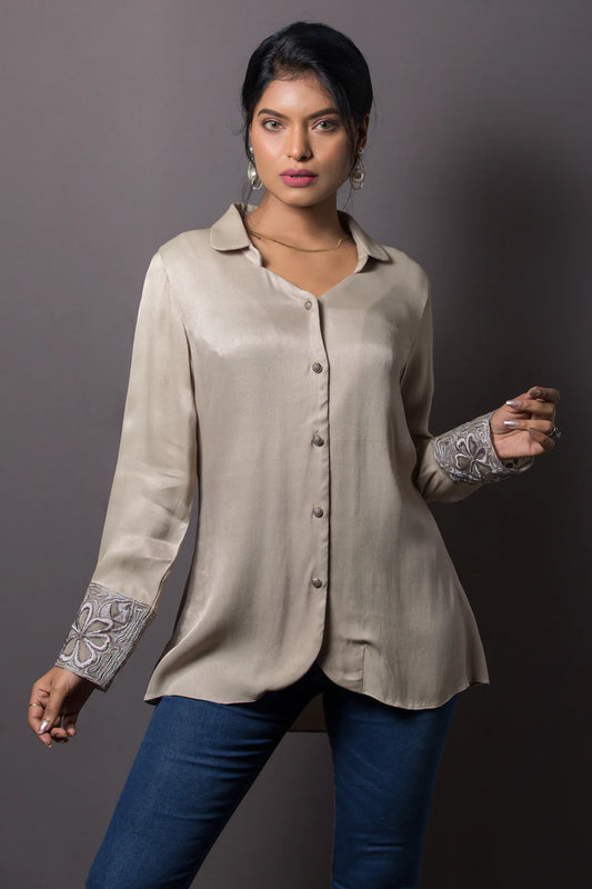 Serene Floral calf Shirt