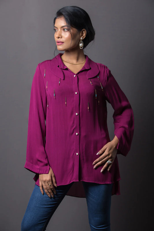 Beaded Lantern Shirt