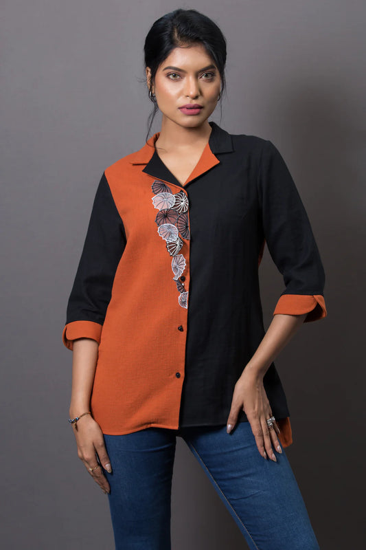 Umbrella Embroidered Shirt