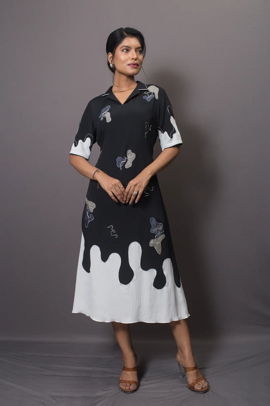 Faces A line dress