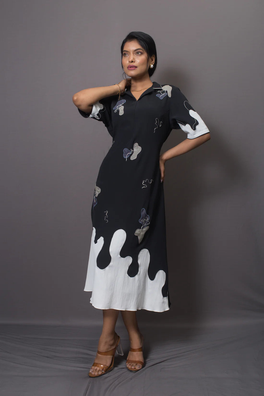 Faces A line dress