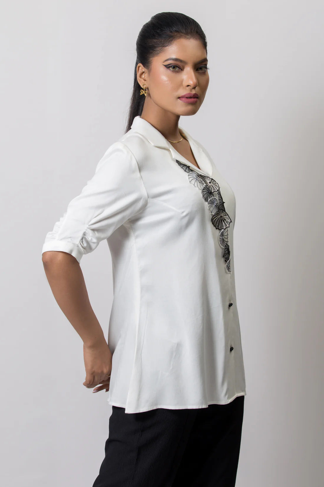 Umbrella Embroidered Shirt