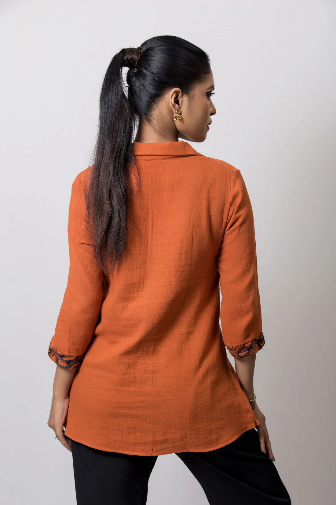 Collar patch Shirt