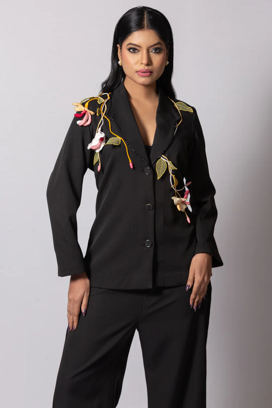 Evening garden blazer set