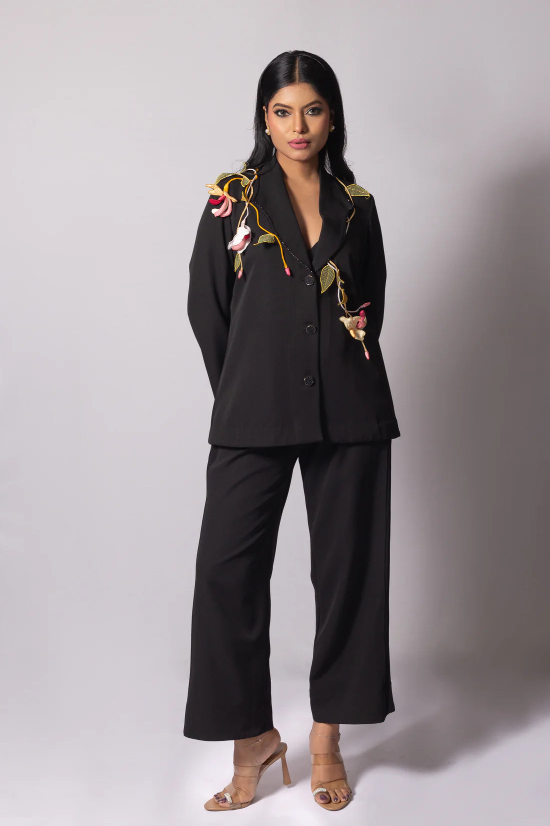 Evening garden blazer set