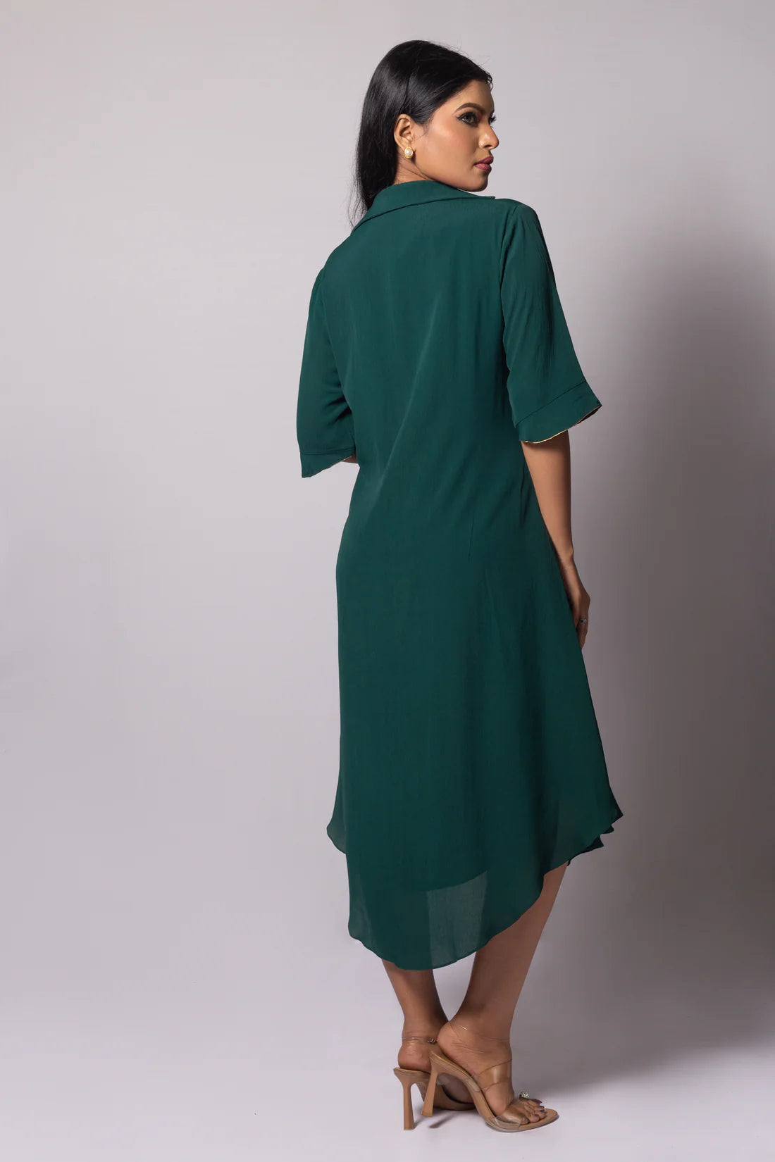 Peacock Collar Dress