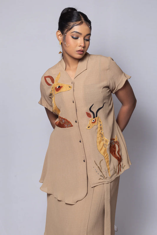 Deer Skirt Set