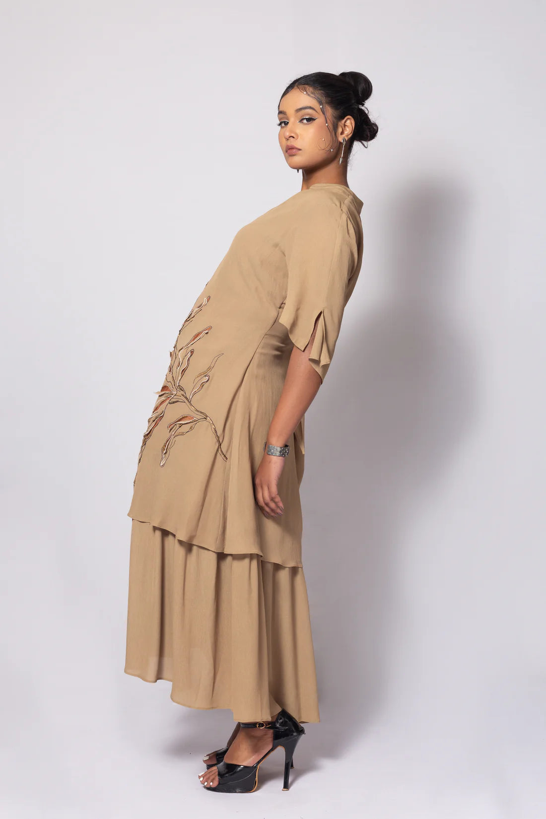 Fine Cut Layered Dress